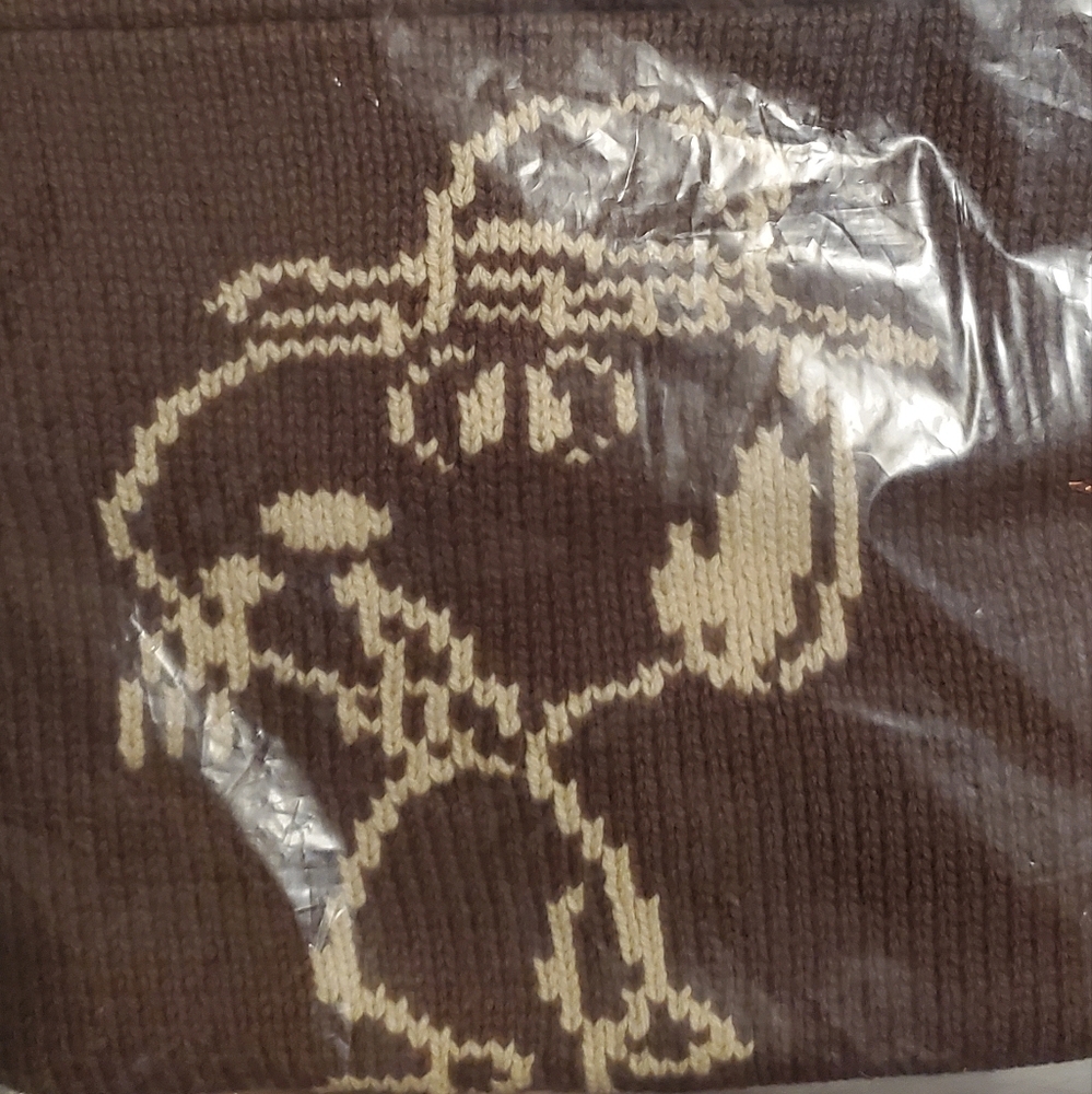 Peanuts x Market Spike Knit Brown Snoopy Collaboration Sweater NWT, US Men's MED - Picture 8 of 8